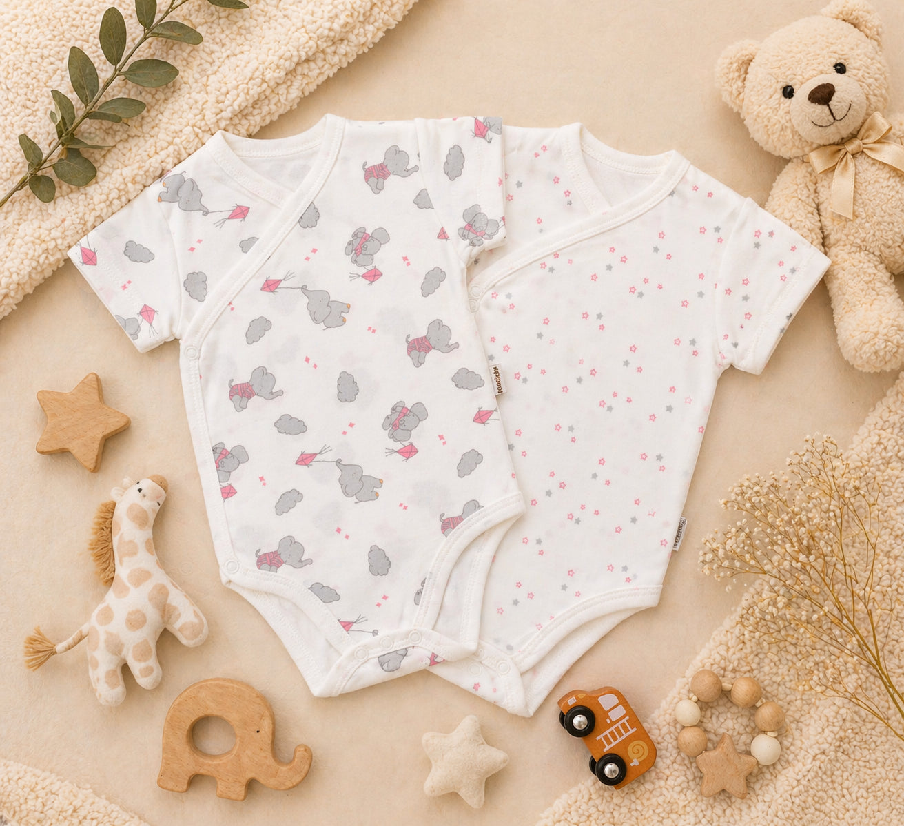 Conjunto de Body - Rosa