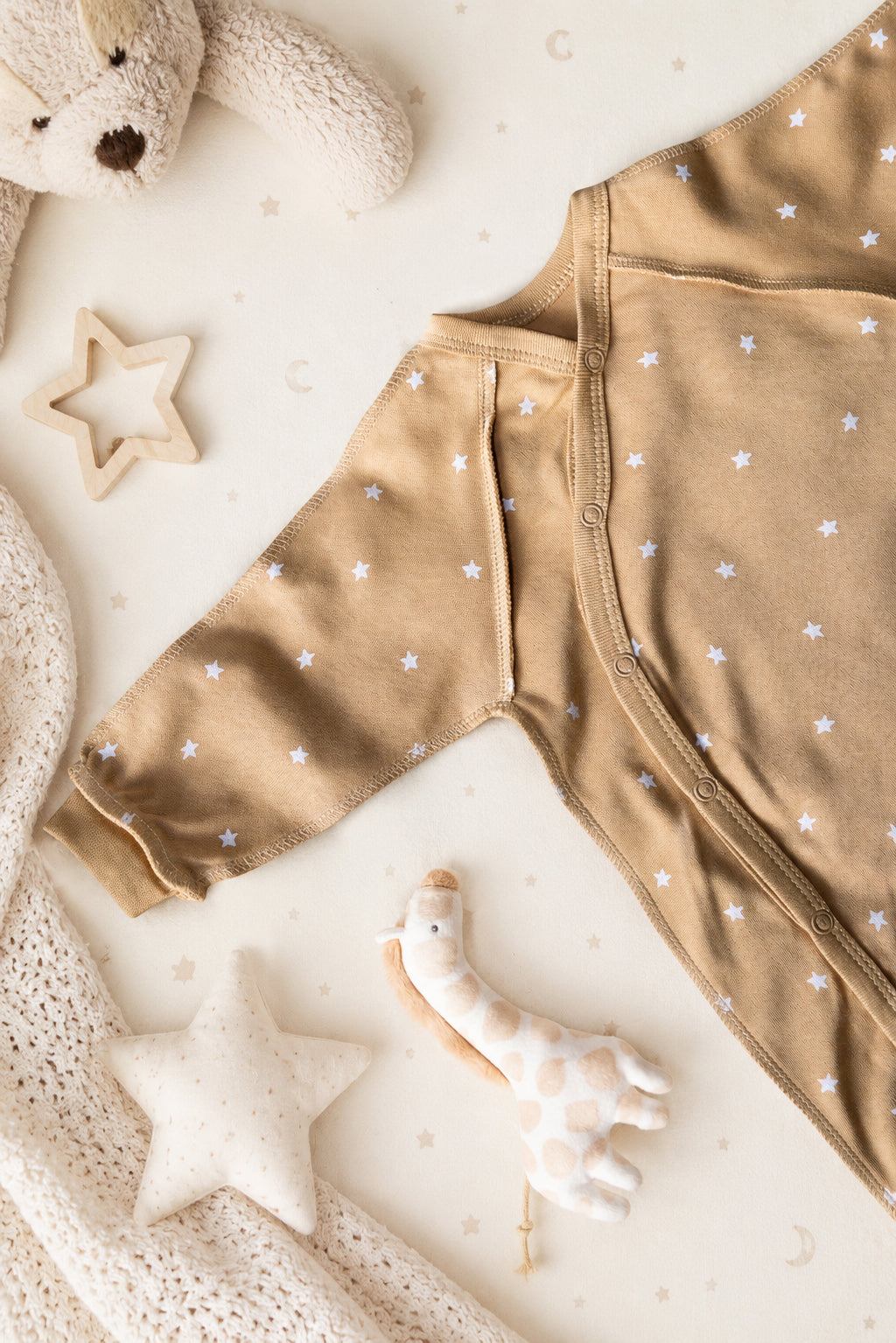 Babygrow Outseam - Castanho