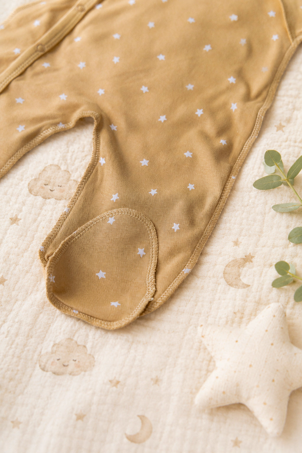 Babygrow Outseam - Castanho