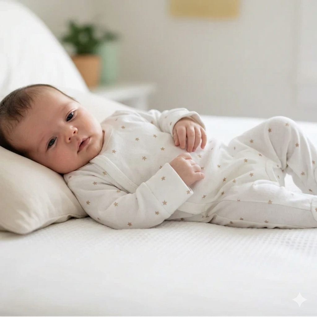 Babygrow Fecho de Correr - Estrelas Castanhas
