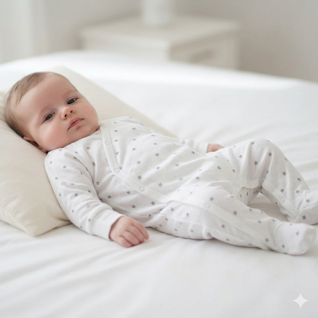 Babygrow Outseam - Estrelas Cinzentas